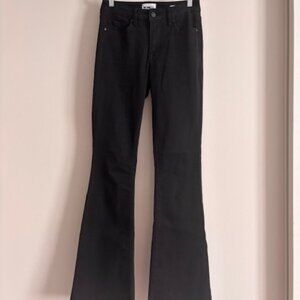 William Rast Highrise Raw Hem Flare Jeans - size 24
